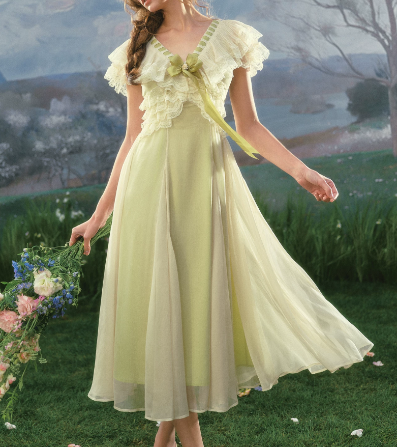 Robe de bal de princesse bustier à volants en satin long, robe de soirée C8117