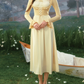 Robe de bal de princesse bustier à volants en satin long, robe de soirée C8117