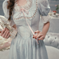 Robe de bal de princesse bustier à volants en satin long, robe de soirée C8117