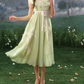 Robe de bal de princesse bustier à volants en satin long, robe de soirée C8117