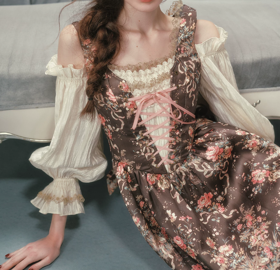 Robe de bal de princesse bustier à volants en satin long, robe de soirée C8117