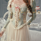 Robe de bal de princesse bustier à volants en satin long, robe de soirée C8117