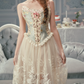 Robe de bal de princesse bustier à volants en satin long, robe de soirée C8117