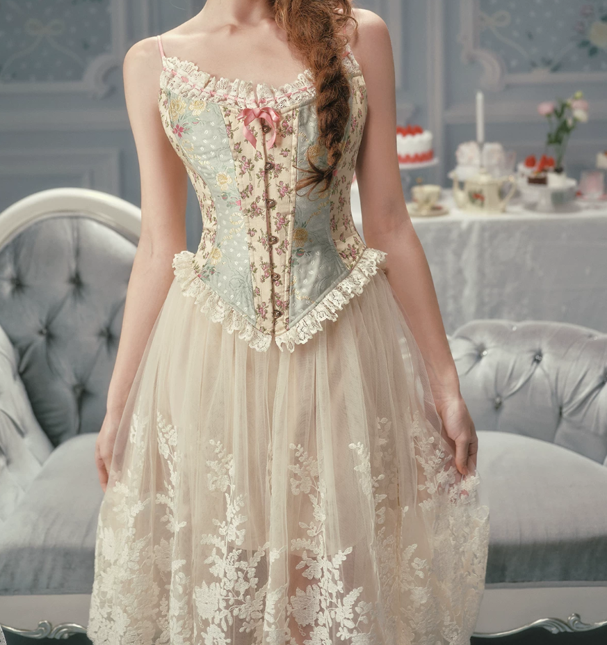 Robe de bal de princesse bustier à volants en satin long, robe de soirée C8117