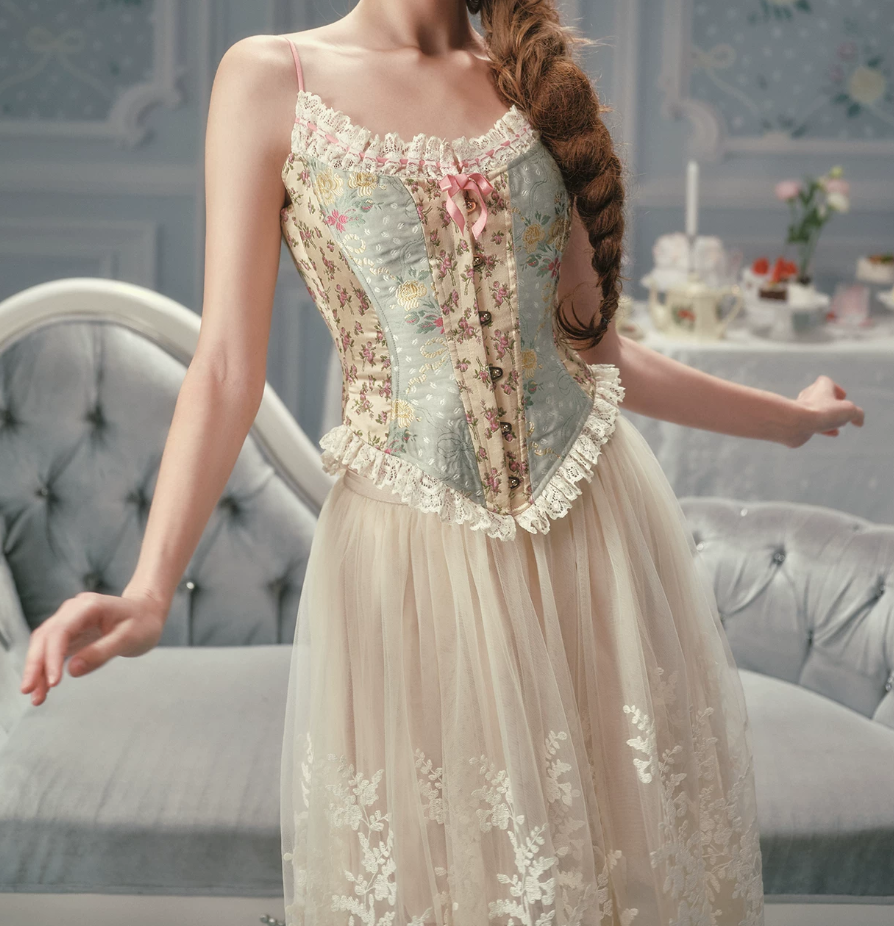 Robe de bal de princesse bustier à volants en satin long, robe de soirée C8117