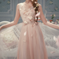 Robe de bal de princesse bustier à volants en satin long, robe de soirée C8117