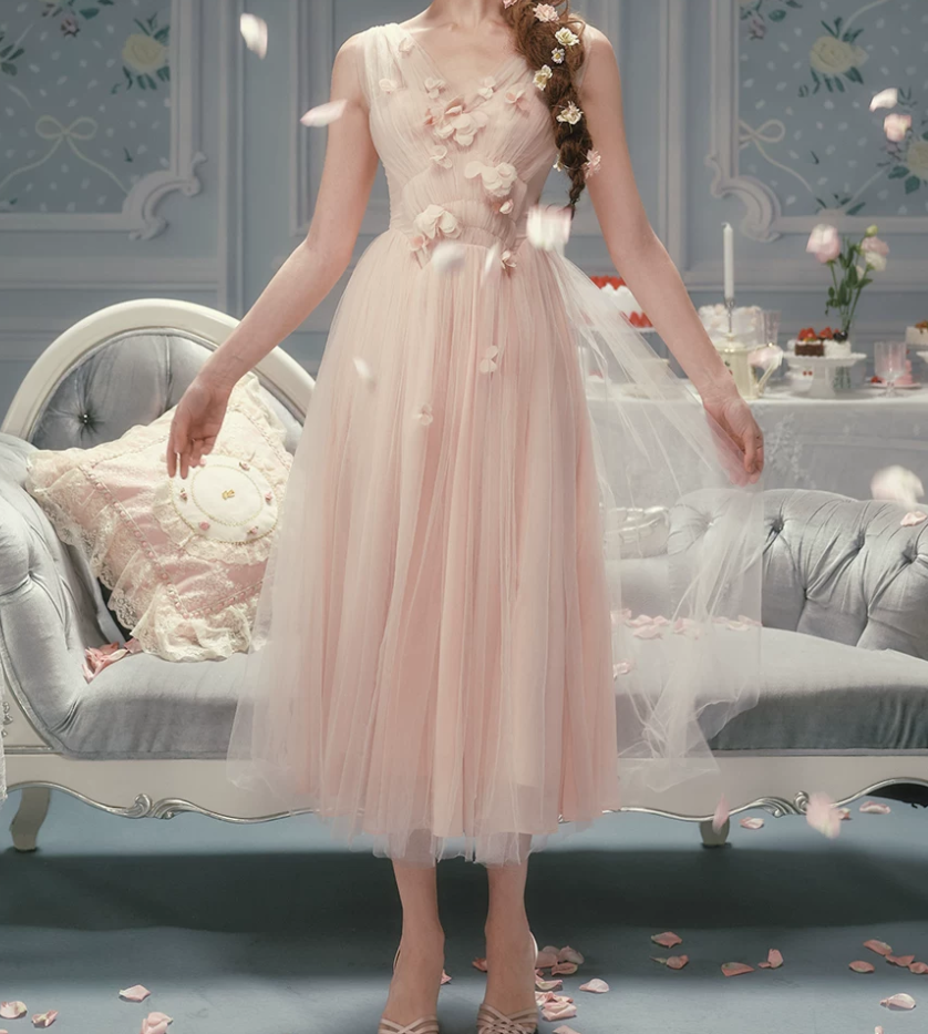 Robe de bal de princesse bustier à volants en satin long, robe de soirée C8117