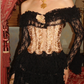 Robe de bal de princesse bustier à volants en satin long, robe de soirée C8117