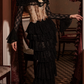 Robe de bal de princesse bustier à volants en satin long, robe de soirée C8117