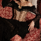 Robe de bal de princesse bustier à volants en satin long, robe de soirée C8117
