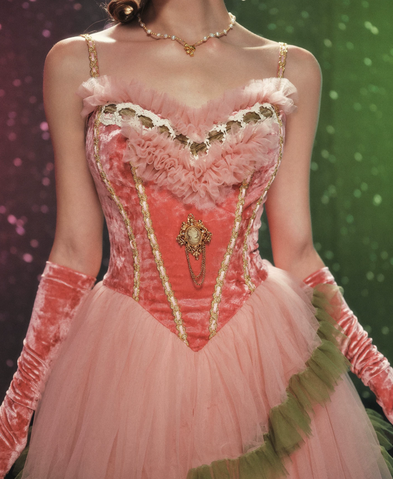 Robe de bal de princesse bustier à volants en satin long, robe de soirée C8117