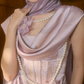 Robe de bal de princesse bustier à volants en satin long, robe de soirée C8117