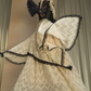 Robe de bal de princesse bustier à volants en satin long, robe de soirée C8117