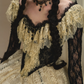 Robe de bal de princesse bustier à volants en satin long, robe de soirée C8117