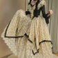 Robe de bal de princesse bustier à volants en satin long, robe de soirée C8117