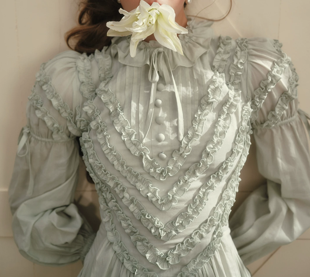 Robe de bal de princesse bustier à volants en satin long, robe de soirée C8117