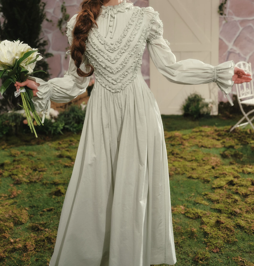 Robe de bal de princesse bustier à volants en satin long, robe de soirée C8117