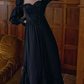 Robe de bal de princesse bustier à volants en satin long, robe de soirée C8117