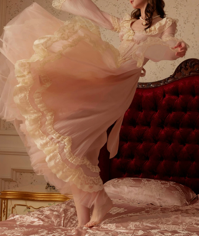 Robe de bal de princesse bustier à volants en satin long, robe de soirée C8117
