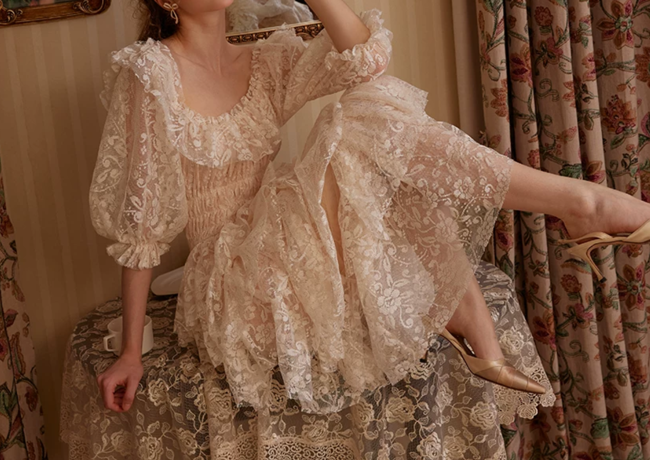 Robe de bal de princesse bustier à volants en satin long, robe de soirée C8117