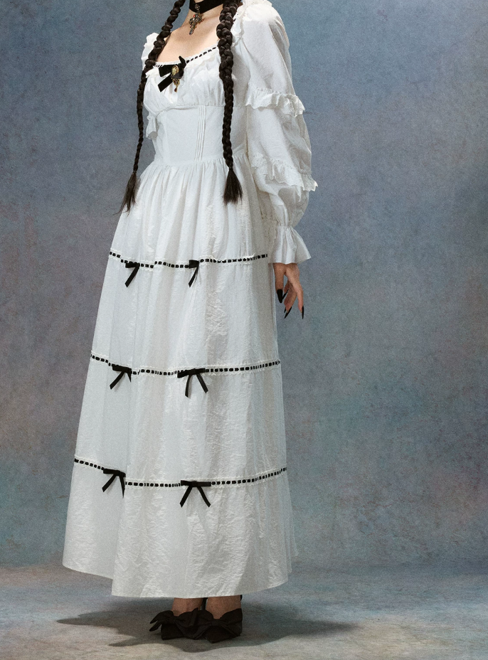 Robe de bal de princesse bustier à volants en satin long, robe de soirée C8117