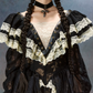 Robe de bal de princesse bustier à volants en satin long, robe de soirée C8117