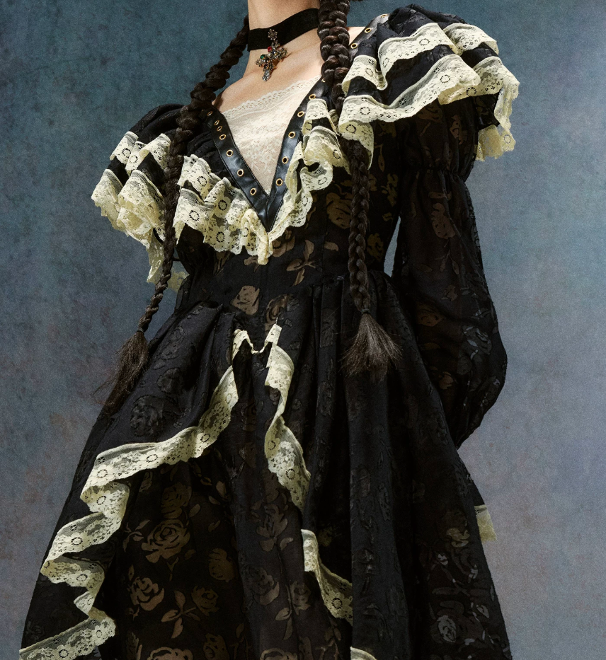 Robe de bal de princesse bustier à volants en satin long, robe de soirée C8117