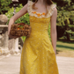 Robe de bal de princesse bustier à volants en satin long, robe de soirée C8117