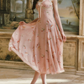 Robe de bal de princesse bustier à volants en satin long, robe de soirée C8117