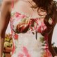 Robe de bal de princesse bustier à volants en satin long, robe de soirée C8117