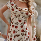 Robe de bal de princesse bustier à volants en satin long, robe de soirée C8117