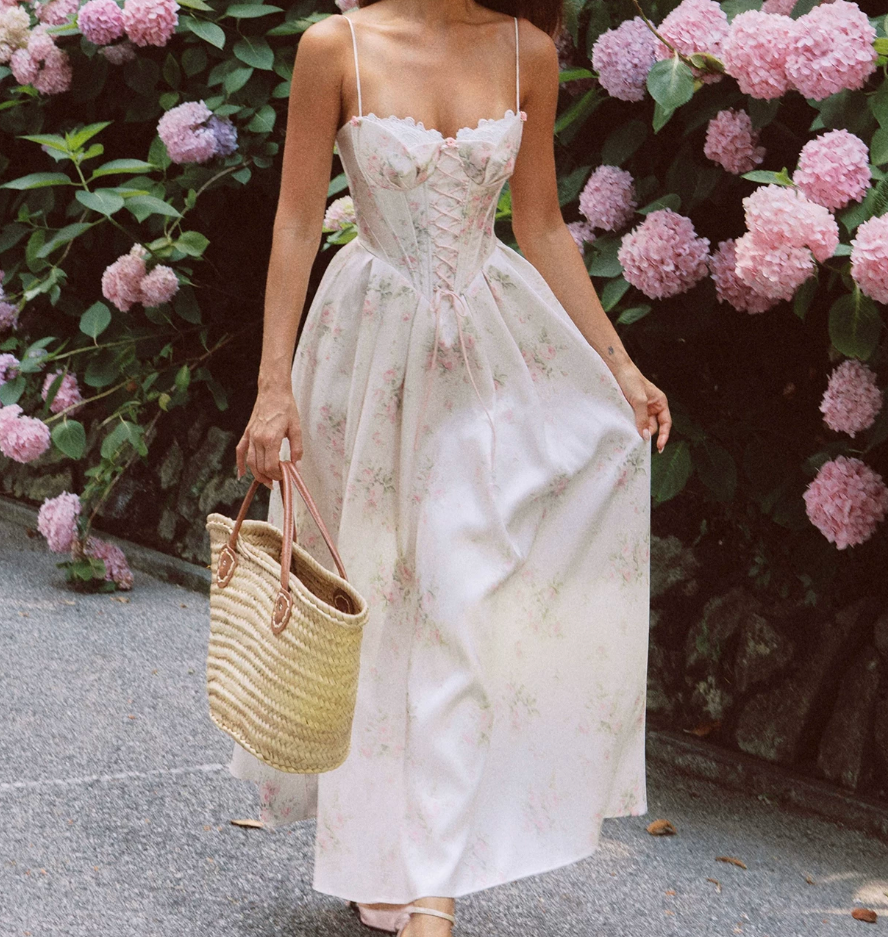 Robe de bal de princesse bustier à volants en satin long, robe de soirée C8117