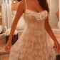 Robe de bal de princesse bustier à volants en satin long, robe de soirée C8117