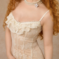 Robe de bal de princesse bustier à volants en satin long, robe de soirée C8117