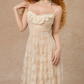 Robe de bal de princesse bustier à volants en satin long, robe de soirée C8117