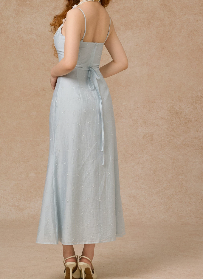 Robe de bal de princesse bustier à volants en satin long, robe de soirée C8117