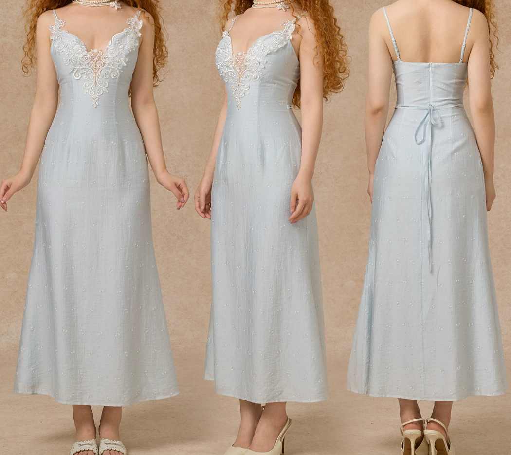 Robe de bal de princesse bustier à volants en satin long, robe de soirée C8117