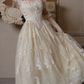 Robe de bal de princesse bustier à volants en satin long, robe de soirée C8117