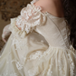 Robe de bal de princesse bustier à volants en satin long, robe de soirée C8117