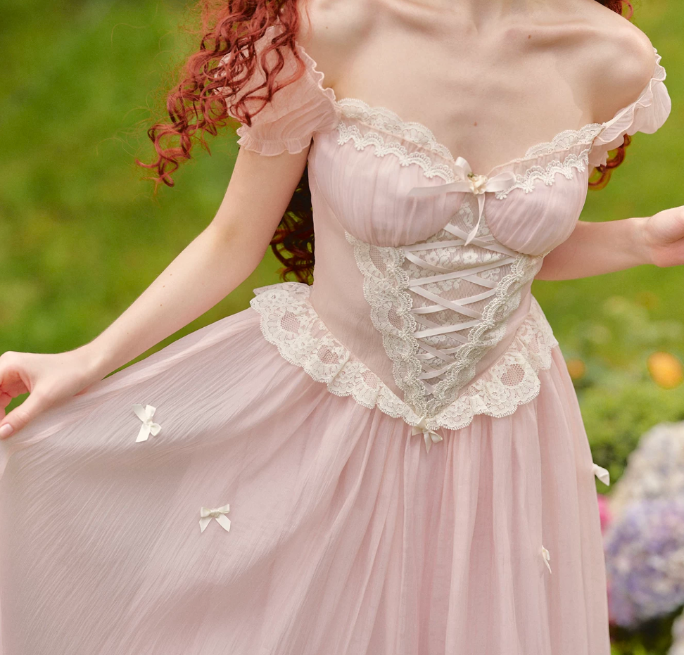 Robe de bal de princesse bustier à volants en satin long, robe de soirée C8117