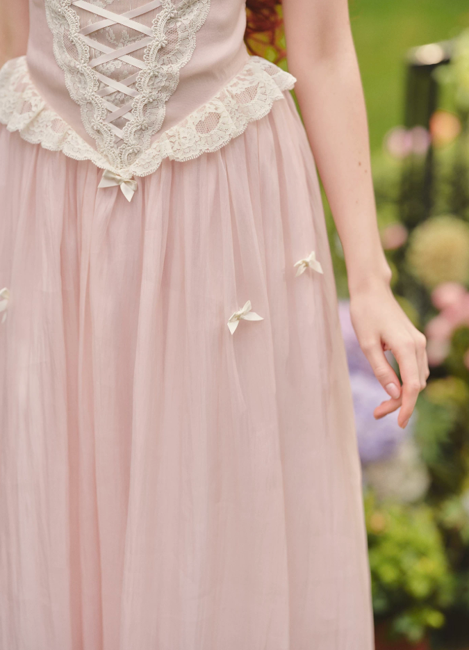 Robe de bal de princesse bustier à volants en satin long, robe de soirée C8117