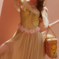 Vintage Spaghetti Straps Green Prom Dress Tulle Appliques A-Line Evening Dress C8626