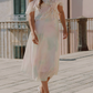 Robe de bal de princesse bustier à volants en satin long, robe de soirée C8117