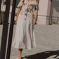 Robe de bal de princesse bustier à volants en satin long, robe de soirée C8117