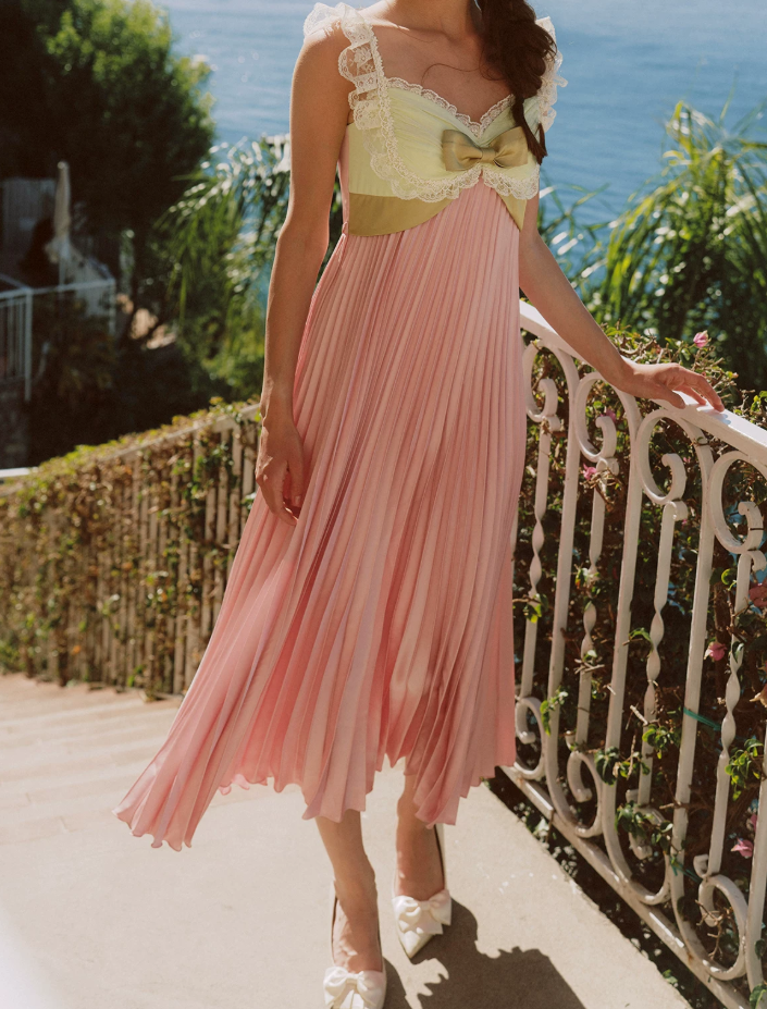 Robe de bal de princesse bustier à volants en satin long, robe de soirée C8117