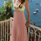 Robe de bal de princesse bustier à volants en satin long, robe de soirée C8117