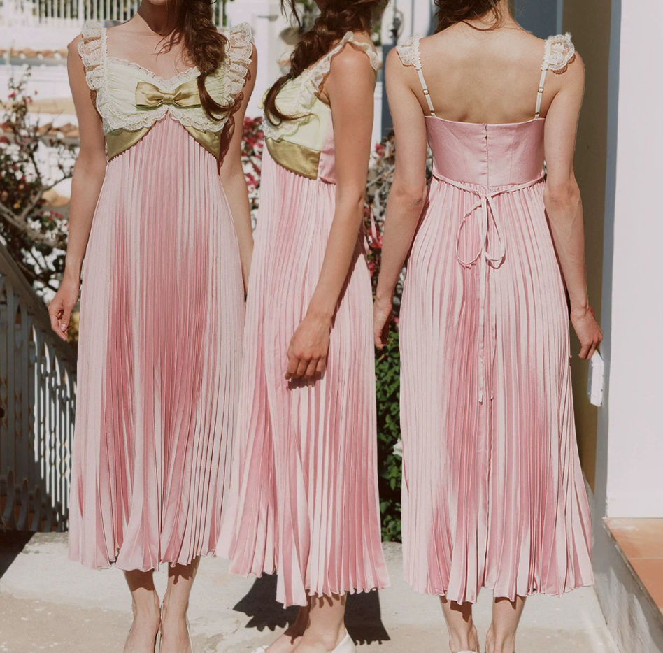 Robe de bal de princesse bustier à volants en satin long, robe de soirée C8117