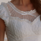 Graceful White Homecoming Dress Ruffles Tiered A-Line Birthday Dress C8633