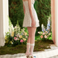 Charming Spaghetti Straps Blue Floral Homecoming Dress Lace A-Line Birthday Dress C8634