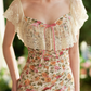 Fascinating Off-Shoulder Lace Prom Dress Floral Mermaid Evening Dress C8638